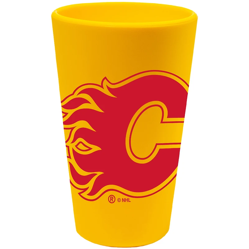 WinCraft Calgary Flames 16oz. Silicone Pint Glass