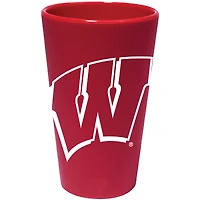 WinCraft Wisconsin Badgers 16oz. Silicone Pint Glass