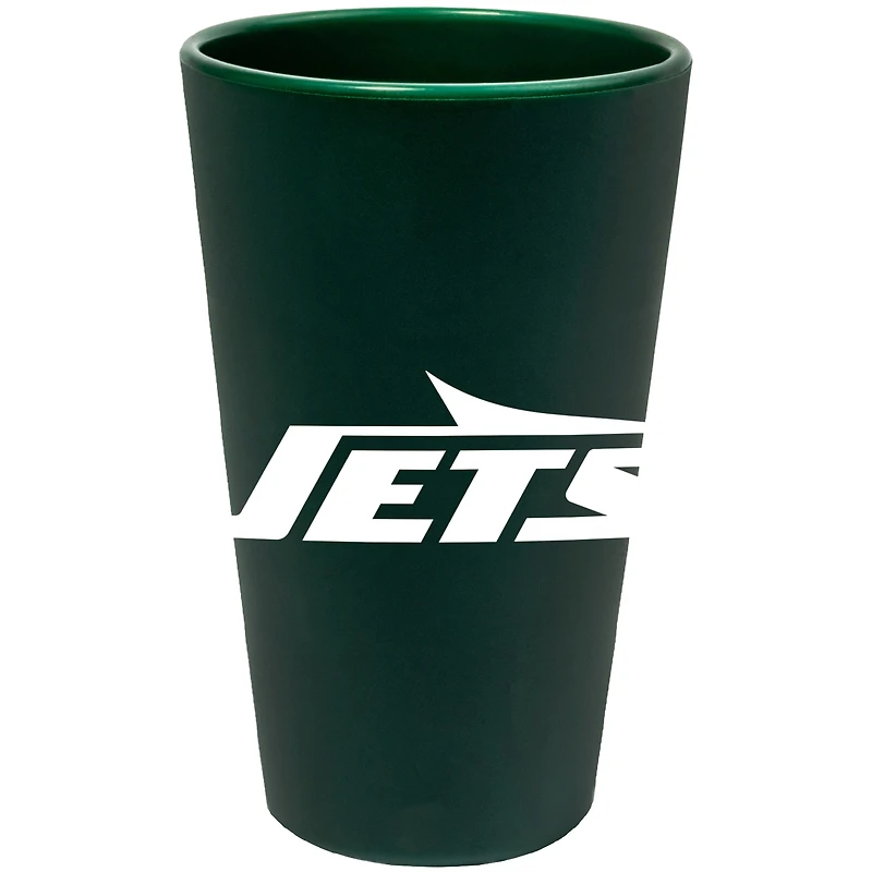WinCraft New York Jets 16oz. Silicone Pint Glass