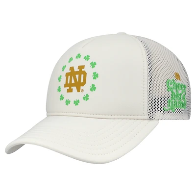Men's Under Armour  Cream Notre Dame Fighting Irish Cheer Her Name Sportstyle Foam Adjustable Hat
