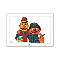 Arizona Diamondbacks Bert & Ernie 14" x 20" Sesame Street Limited Edition Fine Art Print