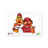 Los Angeles Angels Bert & Ernie 11" x 17" Sesame Street Poster Print