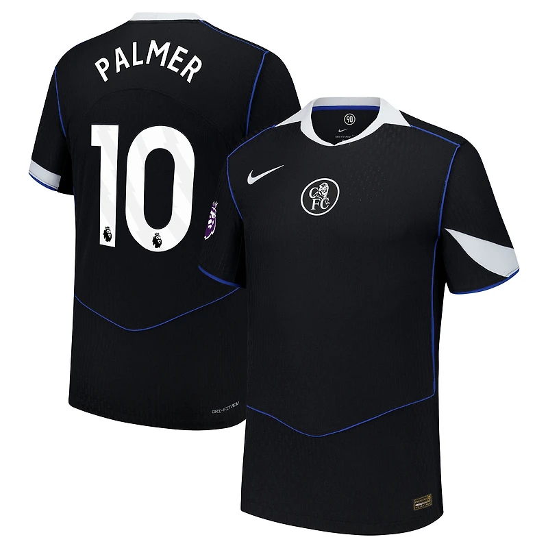 Men's Nike Cole Palmer Black Chelsea 2025/26 Third Authentic Player Jersey
