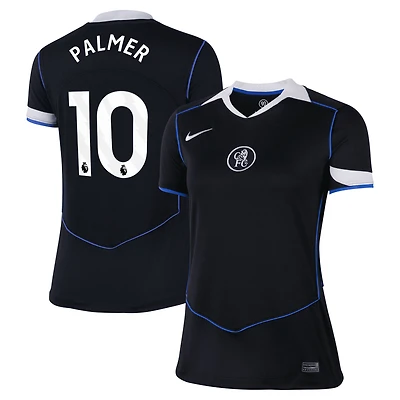 Women's Nike Cole Palmer Black Chelsea 2025/26 Third Replica Player Jersey