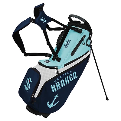 WinCraft Seattle Kraken Back Nine Stand Golf Bag