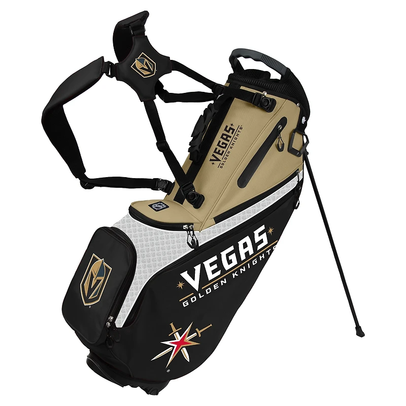 WinCraft Vegas Golden Knights Back Nine Stand Golf Bag