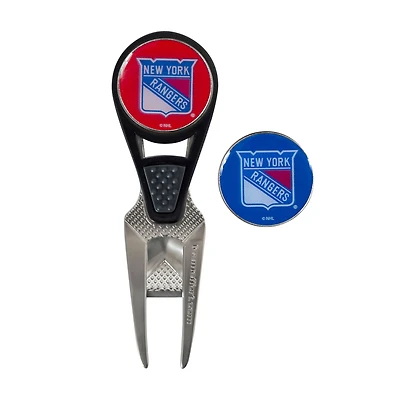 WinCraft New York Rangers CVX Repair Tool & Ball Markers Set