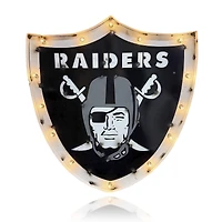 Imperial Las Vegas Raiders Logo Lighted Recycled Metal Sign