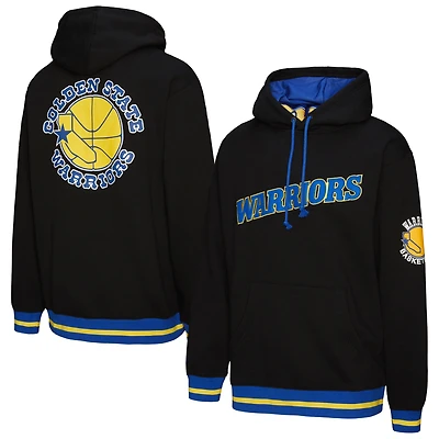 Unisex Mitchell & Ness Black Golden State Warriors Vintage Heavyweight Hoodie