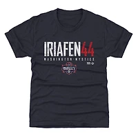 Youth 500 Level Kiki Iriafen Navy Washington Mystics Elite Name & Number T-Shirt