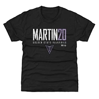 Youth 500 Level Kate Martin Black Golden State Valkyries Elite Name & Number T-Shirt