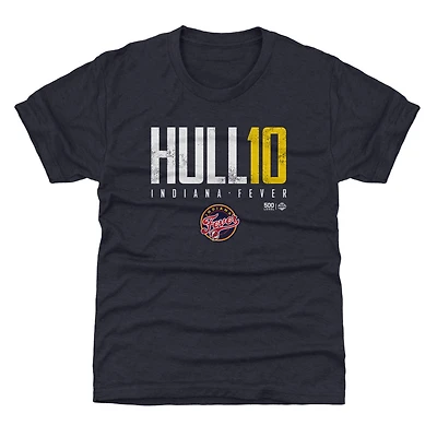 Youth 500 Level Lexie Hull Navy Indiana Fever Elite Name & Number T-Shirt