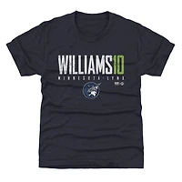 Youth 500 Level Courtney Williams Navy Minnesota Lynx Elite Name & Number T-Shirt