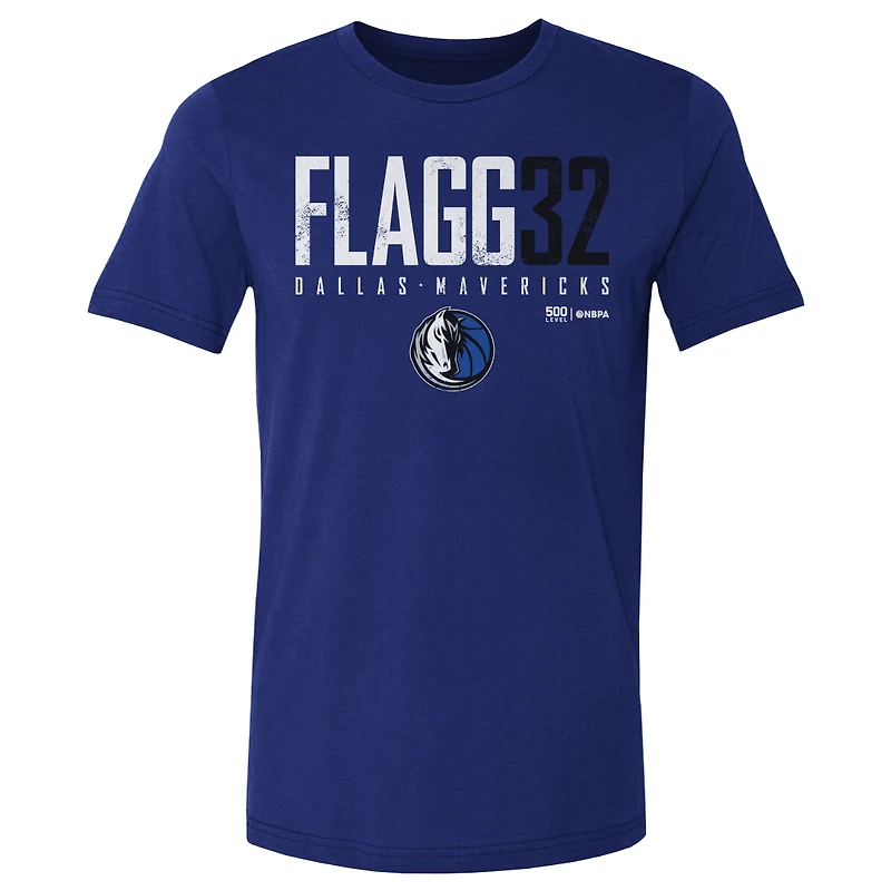 Men's 500 Level Cooper Flagg Blue Dallas Mavericks Elite T-Shirt