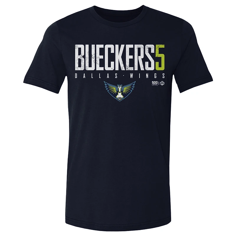 Men's 500 Level Paige Bueckers Navy Dallas Wings Elite T-Shirt