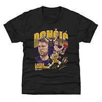 Youth 500 Level Luka Dončić Black Los Angeles Lakers Collage T-Shirt