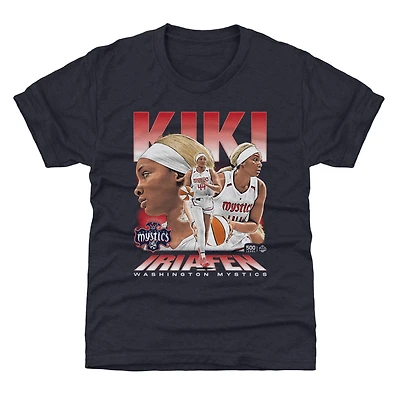 Youth 500 Level Kiki Iriafen Navy Washington Mystics Vintage T-Shirt
