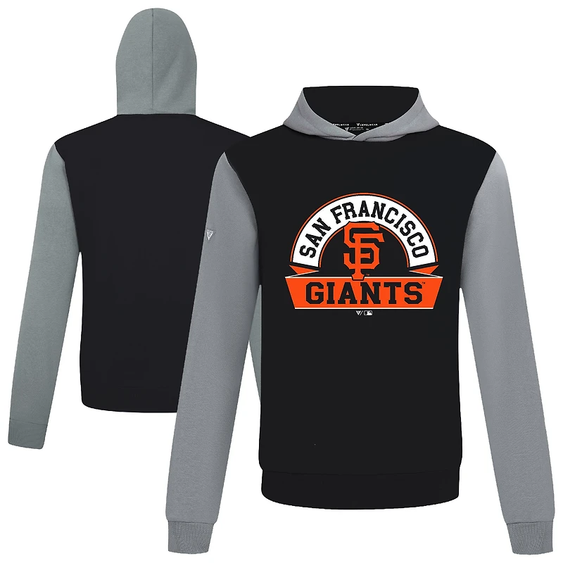 Men's Levelwear Black San Francisco Giants Throwback Ultimate Banner Arch Hoodie