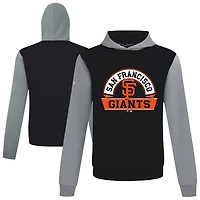 Men's Levelwear Black San Francisco Giants Throwback Ultimate Banner Arch Hoodie