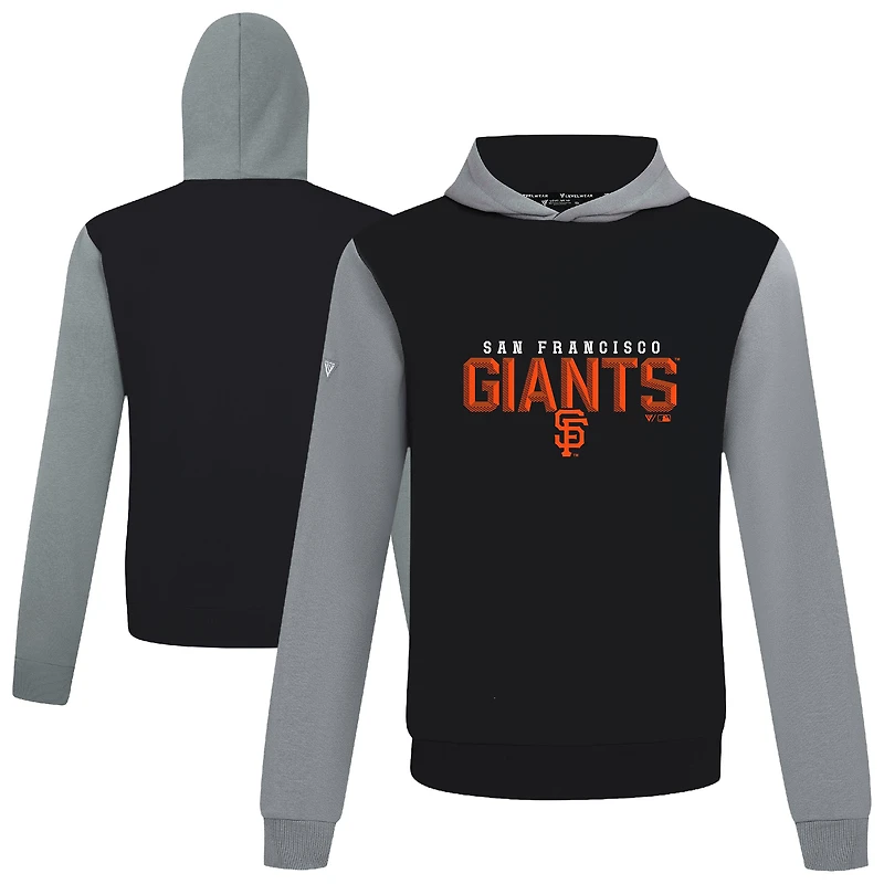 Men's Levelwear Black San Francisco Giants Throwback Carve Ultimate Hoodie