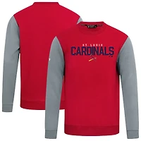 Men's Levelwear Red St. Louis Cardinals Throwback Ultimate Carve Sweatshirt