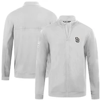 Women's Levelwear Gray San Diego Padres Alec Insignia 2.0 Full-Zip Jacket