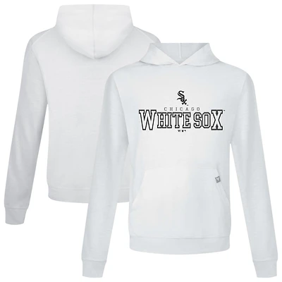 Men's Levelwear White Chicago Sox Relay Journey Pullover Hoodie
