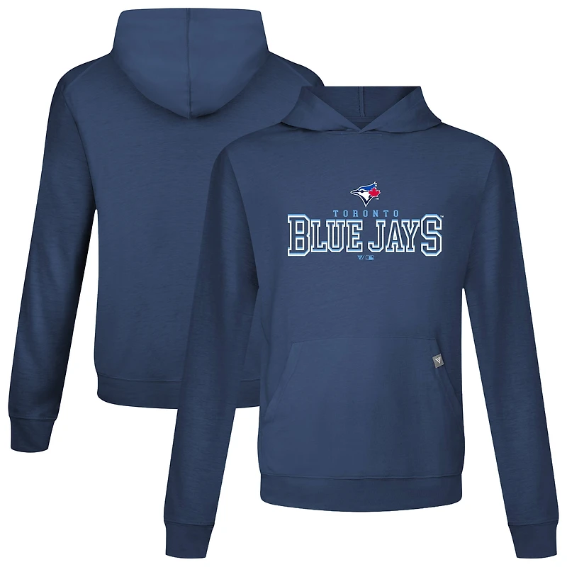 Men's Levelwear Navy Toronto Blue Jays Relay Journey Pullover Hoodie