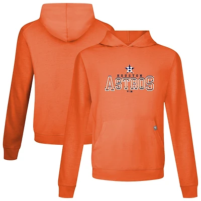Men's Levelwear Orange Houston Astros Relay Journey Pullover Hoodie