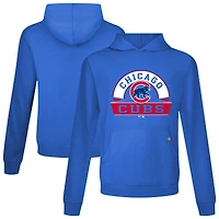 Men's Levelwear Royal Chicago Cubs Relay Banner Arch Pullover Hoodie