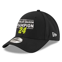 Men's New Era  Black William Byron 2025 NASCAR Cup Series Regular Season Champion 9FORTY Adjustable Hat
