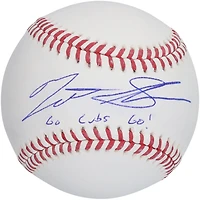 Matt Shaw Chicago Cubs Autographed Baseball with "Go Cubs Go!" Inscription
