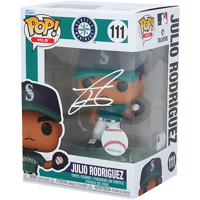 Julio Rodriguez Seattle Mariners Autographed Fielding Funko Pop! Vinyl Figurine