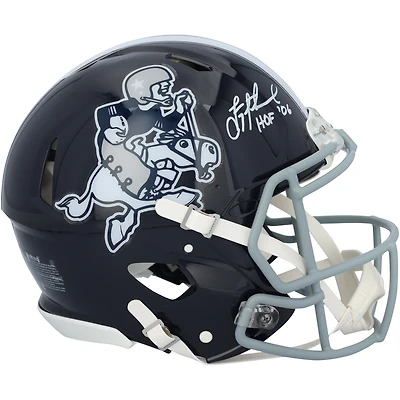Troy Aikman Dallas Cowboys Autographed Riddell Cowboy Joe Speed Authentic Helmet with "HOF 06" Inscription
