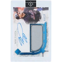 Mike Piazza New York Mets Autographed 2024 Topps Transcendent Game Used Relic #TCAR-MP #4/10 Card