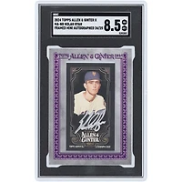 Nolan Ryan New York Mets Autographed 2024 Topps Allen & Ginter X Framed Mini Silver Ink #MA-NR #24/25 SGC Authenticated 8.5 Card