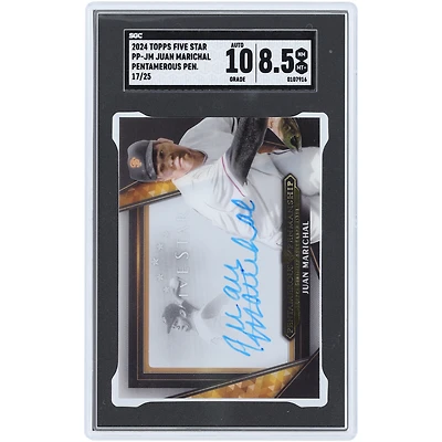 Juan Marichal San Francisco Giants Autographed 2024 Topps Five Star Pentamerous Penmanship #PP-JM #17/25 SGC Authenticated 8.5/10 Card