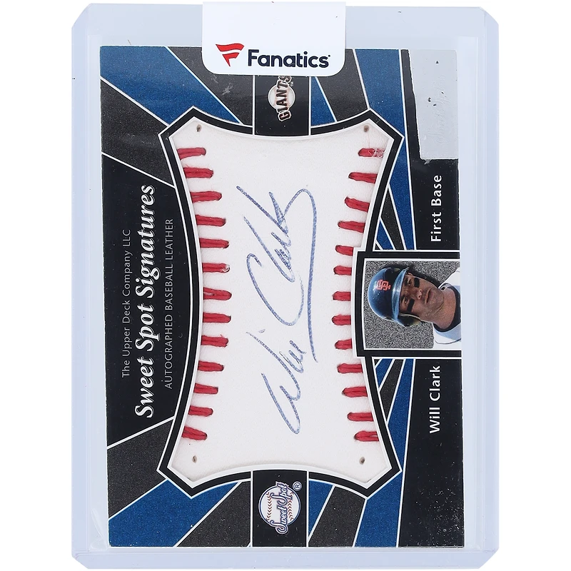 Will Clark San Francisco Giants Autographed 2004 Upper Deck Sweet Spot Red Stitch #SS-WC Card