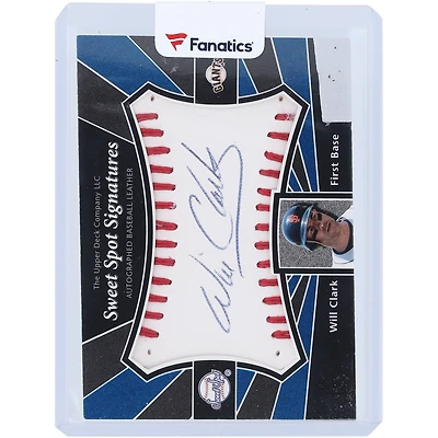 Will Clark San Francisco Giants Autographed 2004 Upper Deck Sweet Spot Red Stitch #SS-WC Card