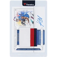 Keon Coleman Buffalo Bills Autographed 2024 Panini National Treasures Quad-Color Relic #RTI-KCM #13/99 Rookie Card