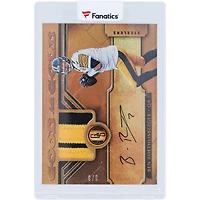 Ben Roethlisberger Pittsburgh Steelers Autographed 2017 Panini National Treasures Dual-Color Game Used Relic #GG-BR #3/3 Card
