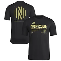 Men's adidas  Black Nashville SC 2026 Anthem AEROREADY Pregame T-Shirt