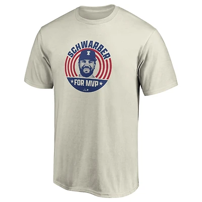 Unisex BreakingT Kyle Schwarber Natural Philadelphia Phillies Player Graphic T-Shirt