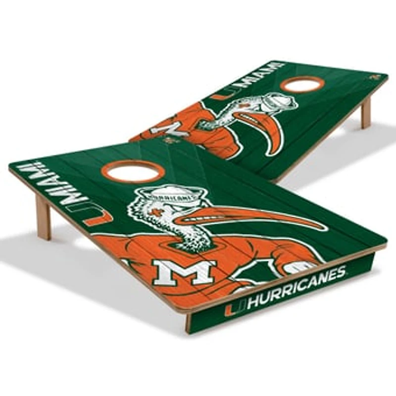 IDNA Miami Hurricanes 2' x 3' Cornhole Game