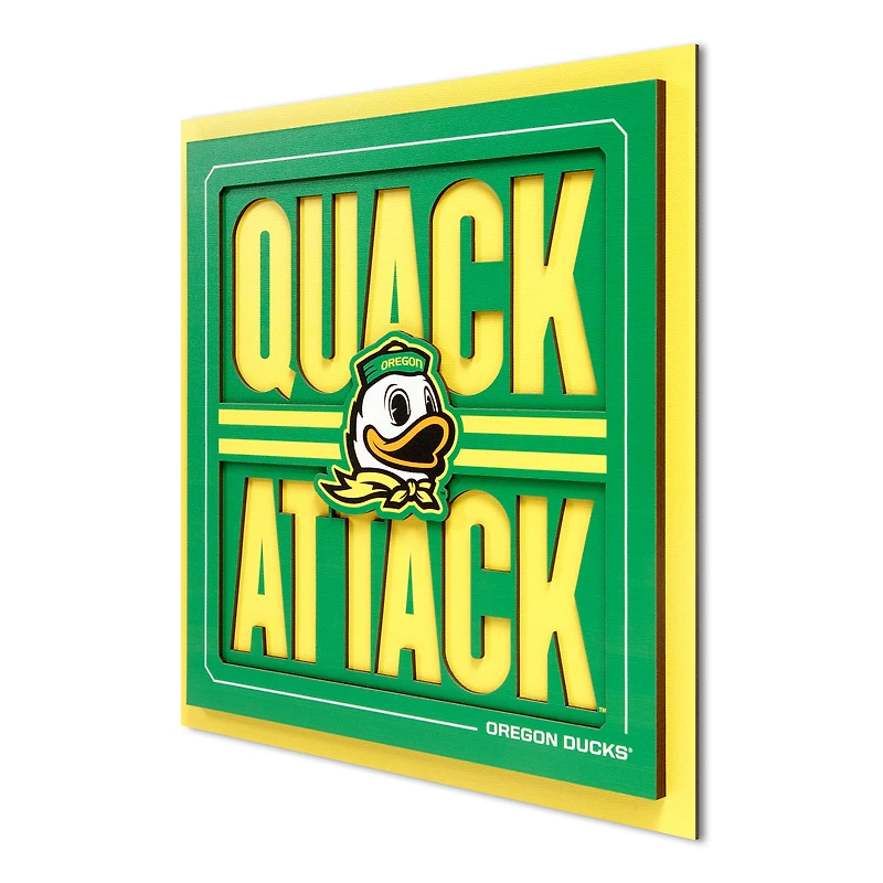 IDNA Oregon Ducks Slogan Series 3D Wall Art