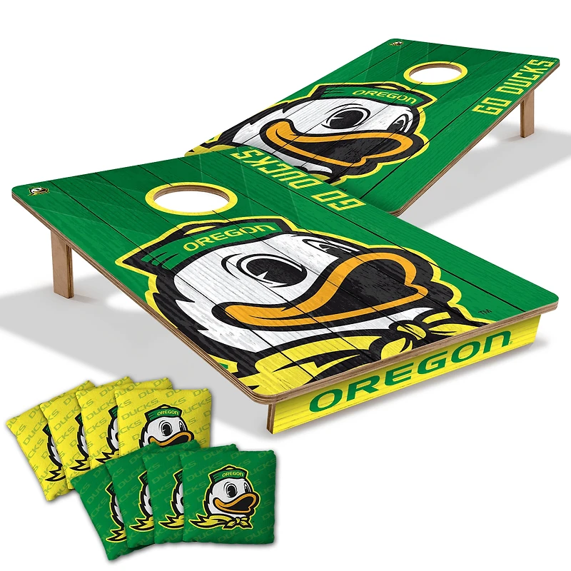 YouTheFan Oregon Ducks 2' x 3' Cornhole Game with Bags