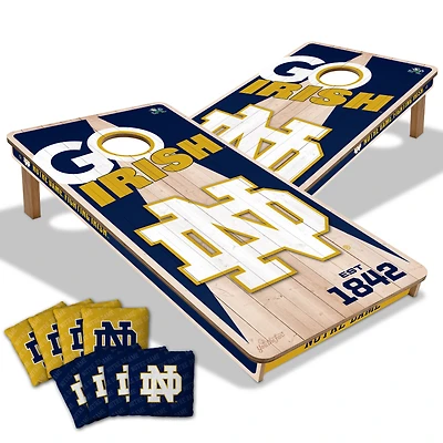 YouTheFan Notre Dame Fighting Irish 2' x 4' Cornhole Game with Bags