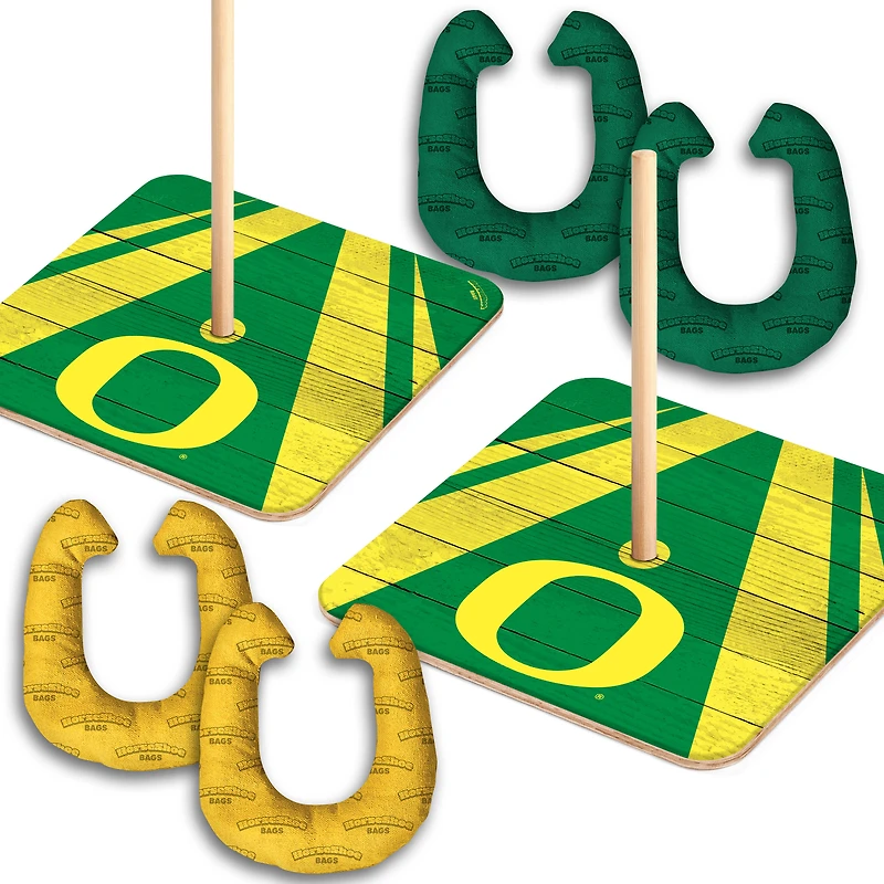 YouTheFan Oregon Ducks Horseshoe Bags Game