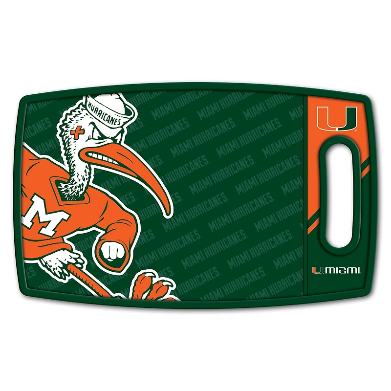YouTheFan Miami Hurricanes Logo Series Cutting Board