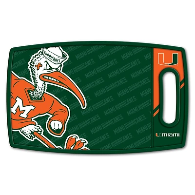 YouTheFan Miami Hurricanes Logo Series Cutting Board